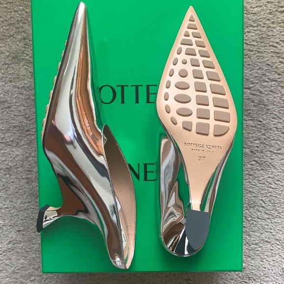 Bottega Veneta Shoes - New! Bottega Venetta Rocket reflective mule